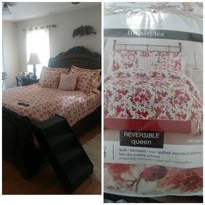 Belks Home Accents 6 pc reversible comforter